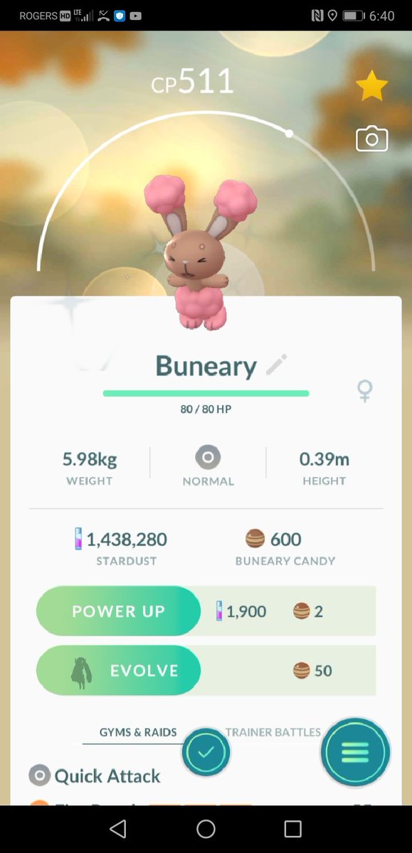 ShinyPsyCat's tweet photo. After over a year, I finally caught a Shiny bun bun! 👀💦

Was not expecting this during today's #PokemonGOFest2020 but you can bet I was happy! https://t.co/2KWrzGiv9v
