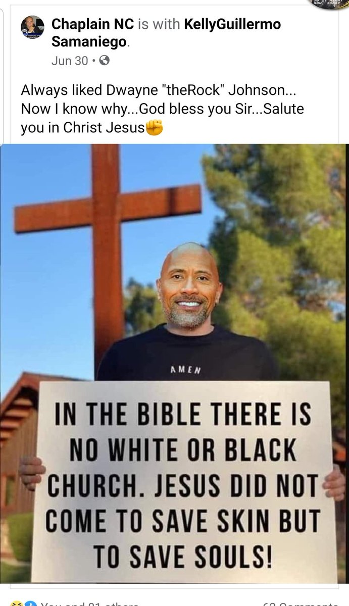 NicktheChaos's tweet photo. @TheRock Hey Dwayne, just wanted you to see this. People are eating it up... https://t.co/oKLJZjDu6y