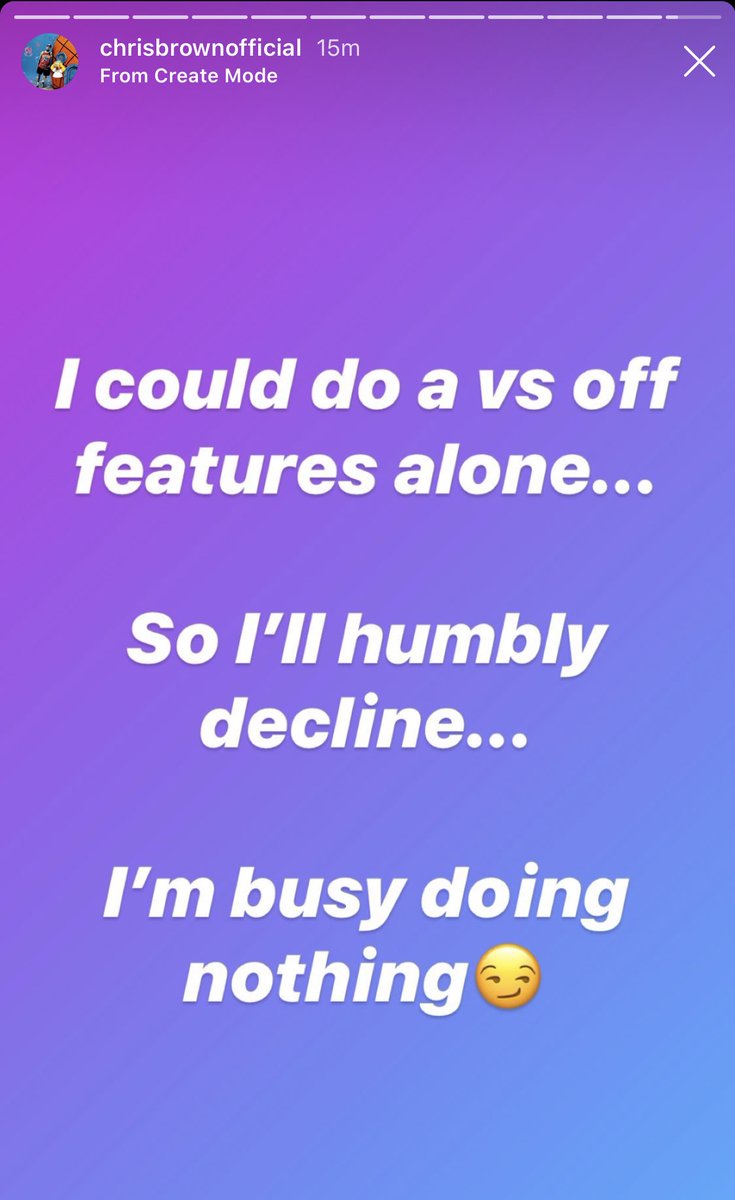 yoyotrav's tweet image. Chris Brown said he’s not doing a VERZUZ against Usher. So, there’s that.