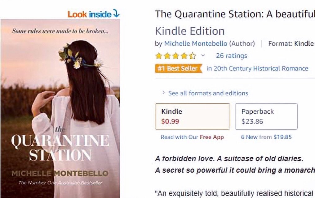 Michelle_Monteb's tweet photo. The Quarantine Station is enjoying some #bestseller love this morning. Number 1 in its categories on #Amazon Canada and Australia as well as #Kobo! Thank you readers 🙏 #qstation https://t.co/YPC6SrR984