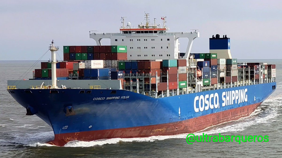 UltraBarqueros's tweet photo. Container Ship "COSCO SHIPPING VOLGA" - Photo taken on board Wood Chips Carrier Ship "FORESTAL DIAMANTE" #MeetingArea #PuntaIndioChannel #RioDeLaPlata #Argentina -07.10.2019 - 15:17 Local Time
#ultrabarqueros #ultrabarqueros2 #containerShip #HarbourTug #Tug #pilots #merchantnavy https://t.co/KbDzt0WM5Z
