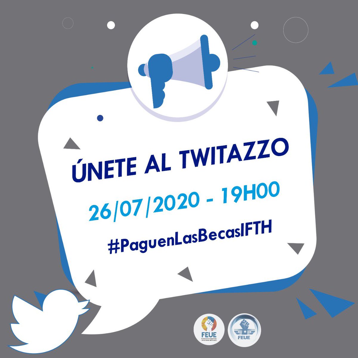Feue_Guayaquil's tweet photo. Estudiantes Universitarios/as becarios nacionales/extranjeros, nos unimos para luchar frente a la omisión en los pagos de BECA. HEMOS CUMPLIDO
@RichardM_A @FinanzasEc @agustinalbanm @Karen_Minda @Comunitaria593 @currucutupu

#PaguenLasBecasIFTH
#BecariosIFTH #MartinezPagaLasBecas https://t.co/Alt54lOKOr