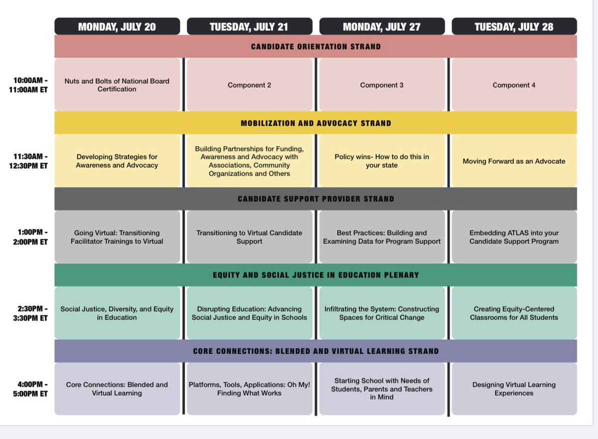 ATNBCnetwork's tweet photo. NB Academy continues the next two days!

What sessions will you attend?

Register here to receive links to join!  
https://t.co/lofyrnNH80

Reminder: Central Time is one hour ahead! https://t.co/PwjwYfCj3f