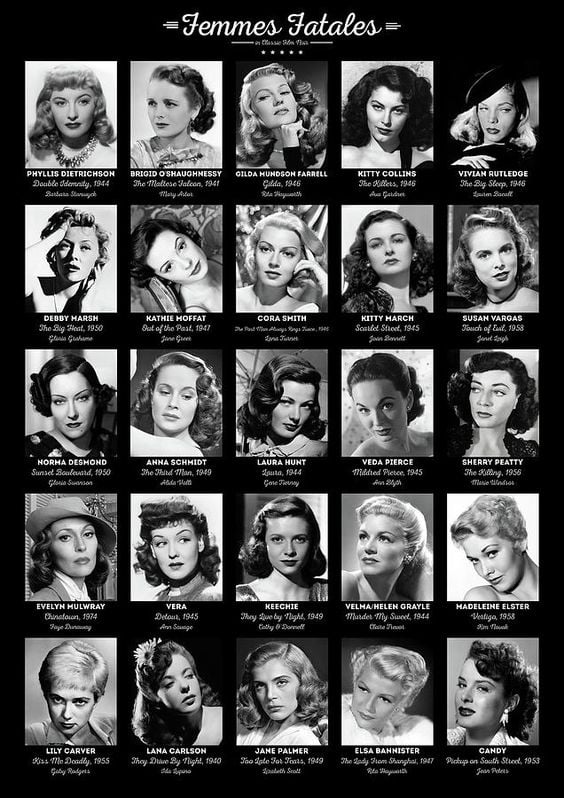 soulrideblog's tweet photo. Femme Fatales.
Y'gotta love 'em. Even though they'll get you killed. #FemmeFatale #NoirDames #FilmNoir #VintageDish https://t.co/UM4uaotjx7