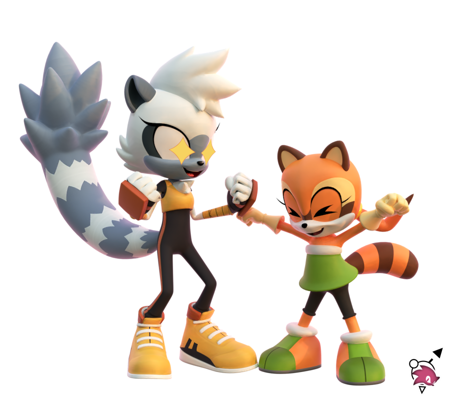 None on Twitter: "My last tweet blew up, so here's more of Marine and her  big sister lmao #SonicTheHedgehog #SonicIDW #IDWSonic #MarineTheRaccoon  #TangleTheLemur… https://t.co/9zCnj3HCTk"