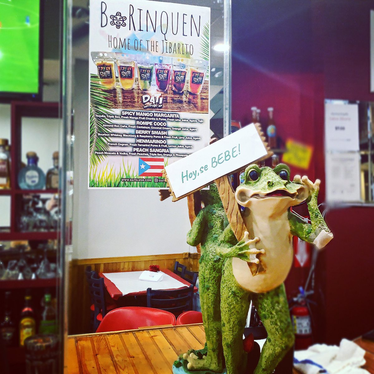 BorinquenL's tweet photo. #datslush Limited quantities left! Come get yours!! #borinquen #letsdrink #charlisaid #homeofthejibarito https://t.co/xJ1yM4z3jM