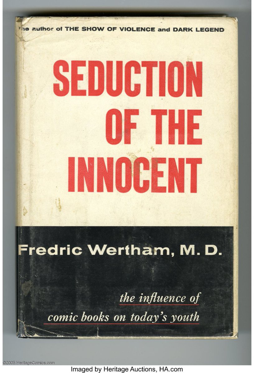 In thinking about Wertham and why Seduction of the Innocent was so effective a case of  #comicbooks as a source of  #juveniledelinquency , perhaps its because its a solid mix of all three classic ways to influence with words - ethos, pathos, and logos.