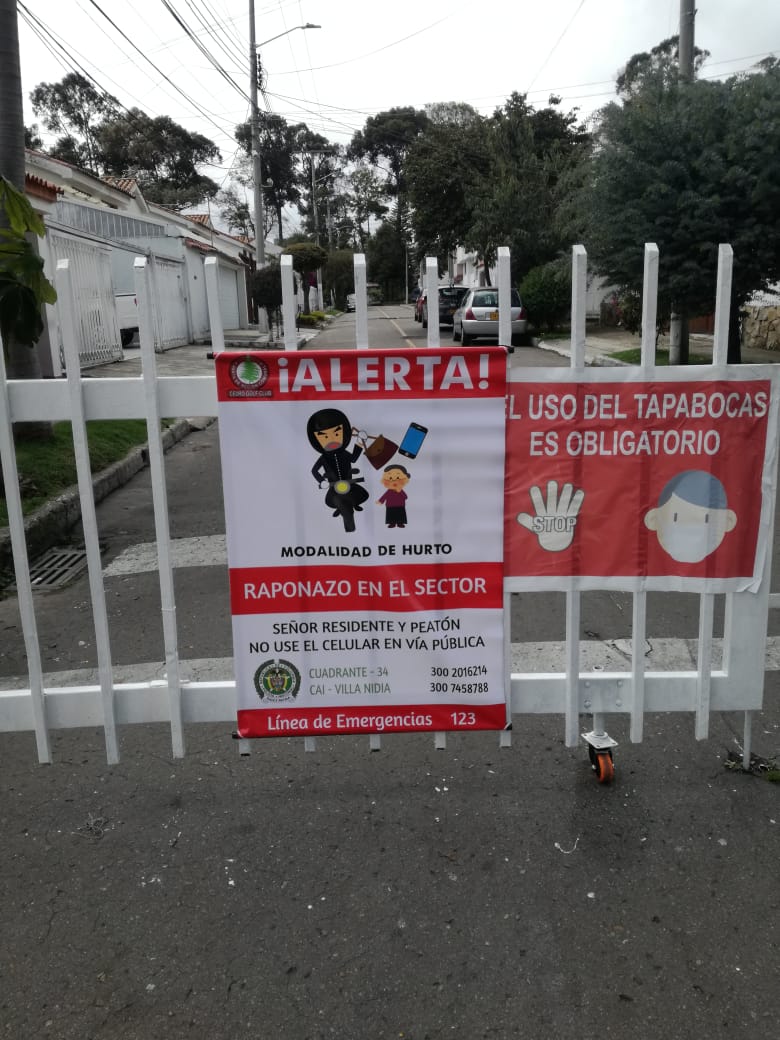 BarrioCedroGolf's tweet photo. Campaña "POR UN CEDRO GOLF SEGURO", agradecemos a los residentes del barrio Cedro Golf por su compromiso con el sector, @BarrioCedroGolf https://t.co/n50cG6t5u4