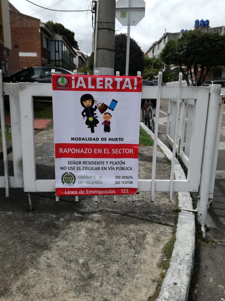 BarrioCedroGolf's tweet photo. Campaña "POR UN CEDRO GOLF SEGURO", agradecemos a los residentes del barrio Cedro Golf por su compromiso con el sector, @BarrioCedroGolf https://t.co/n50cG6t5u4