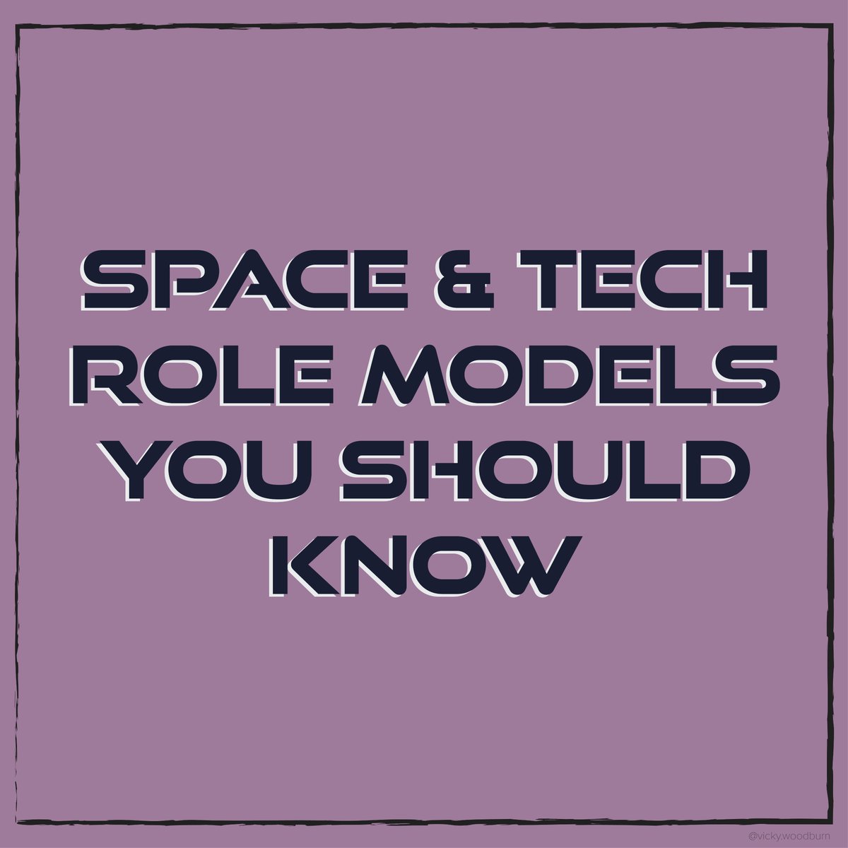 This week, I got to facilitate an  @SGAC workshop on equity in aerospace. One of our biggest takeaways was the importance of role models, so we made a list of some of our favorite role models. This is not a conclusive list and I will follow up with more lists!  #AdAstra