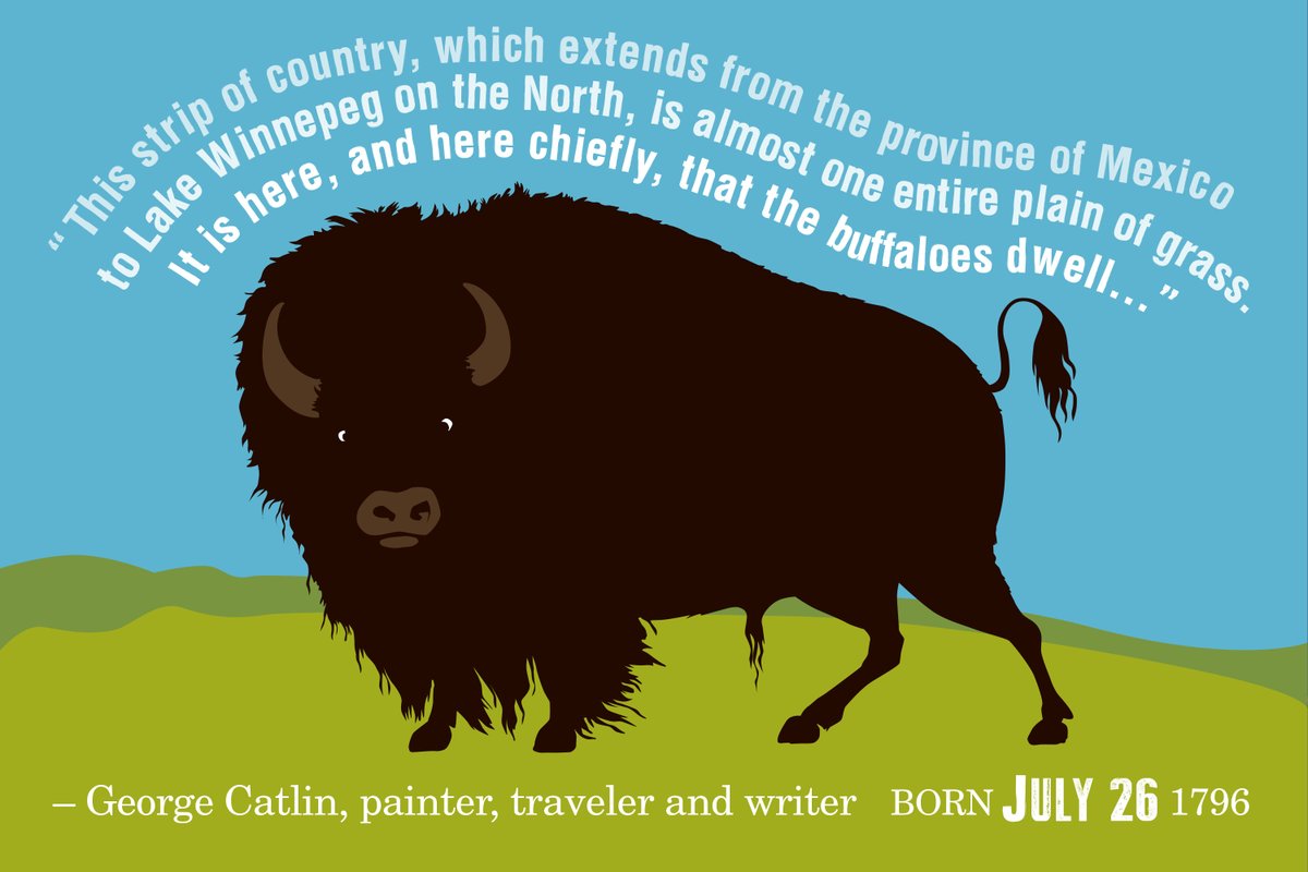 ReiffDesign's tweet photo. People in Kansas and Missouri should know more about the artist and writer, George Catlin, born 224 years ago #OTD. #GeorgeCatlin 

https://t.co/B7KzBU3SEQ https://t.co/GRm0ikWCIA