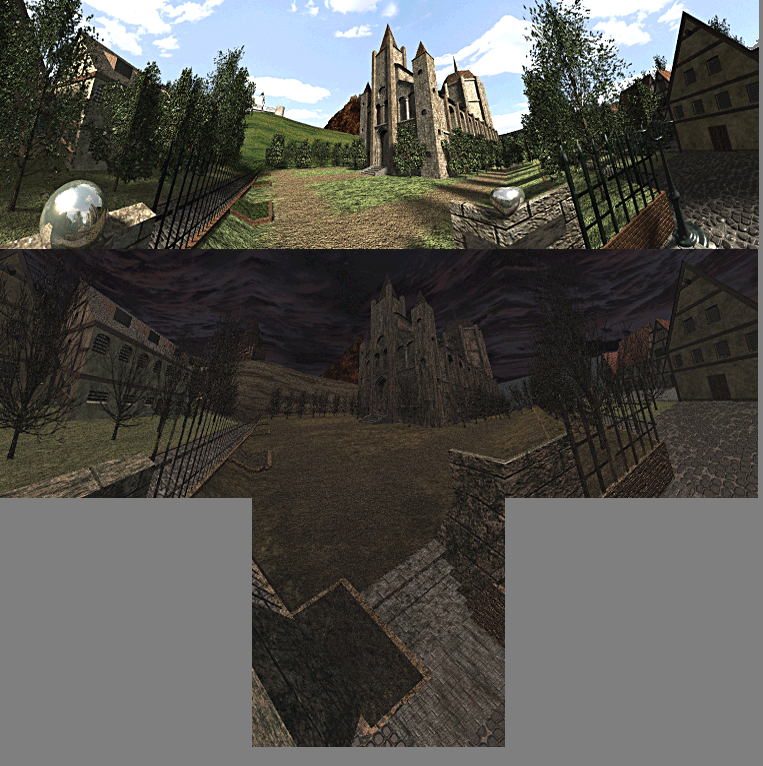 A large handful of new never before seen pre-rendered maps and skybox textures have also been found. Unseen angle Outside the Temple Of Time, TOT Garden, Shops and an even an unknown area. Possibly an early version of the TOT known as "The Hall Of Time"