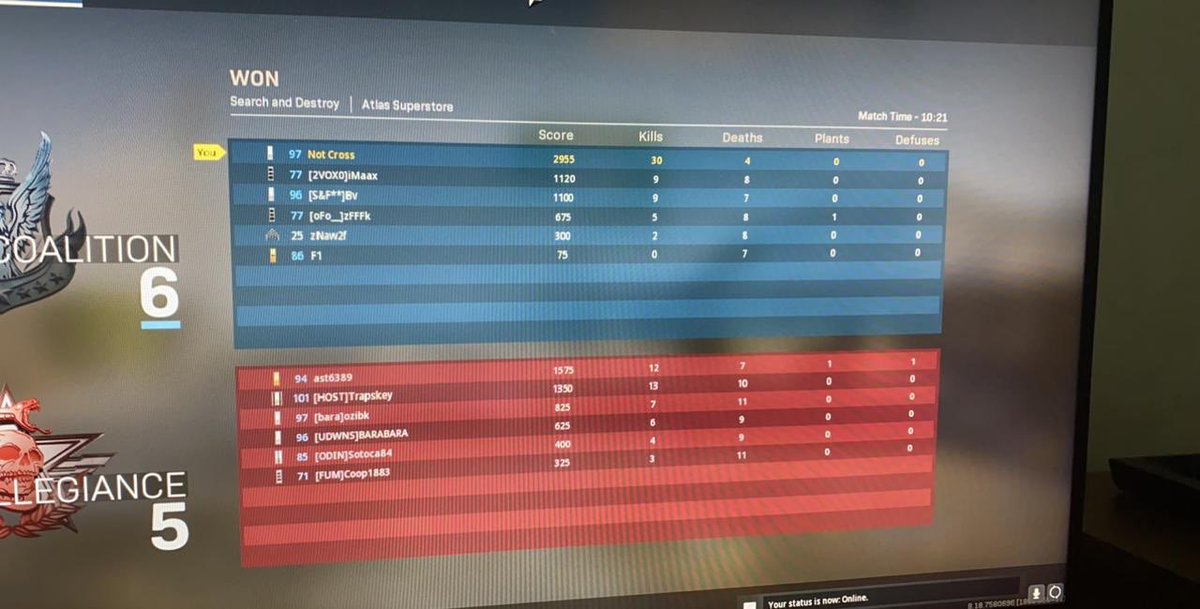 oCrossRoads1's tweet photo. ال 35 مو راضيه تجي 💔💔

#ModernWarfare #مودرين_وارفير #Rwiz #rwizesports https://t.co/pmiDVOT5HL
