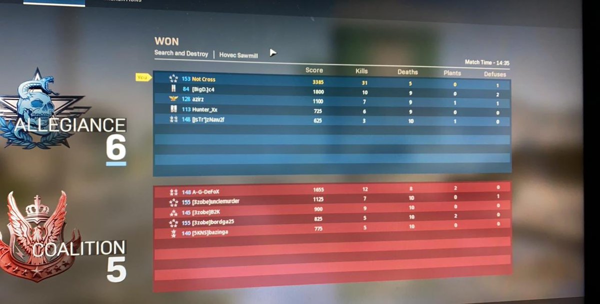 oCrossRoads1's tweet photo. ال 35 مو راضيه تجي 💔💔

#ModernWarfare #مودرين_وارفير #Rwiz #rwizesports https://t.co/pmiDVOT5HL