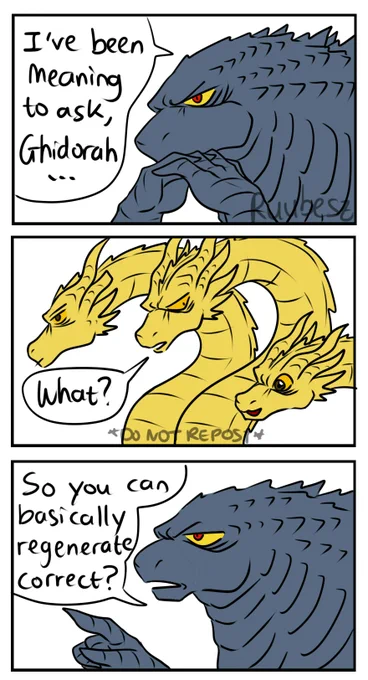 Godzilla... kinda does have a point...
(let's assume that Ghidorah can feel hunger)
#godzilla #ゴジラ 