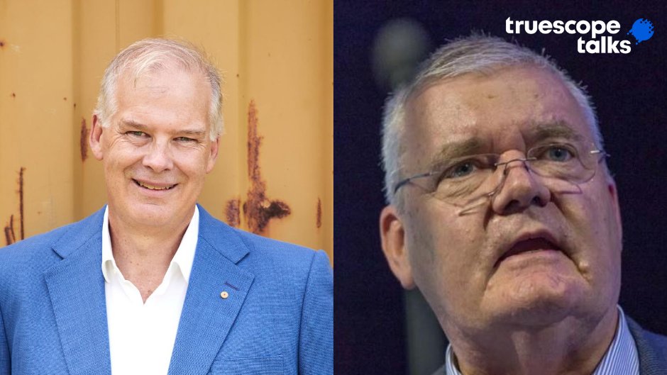 truescopehq's tweet image. Today is the launch of our first ever #TruescopeTalks. CEO and Co-Founder @John_Croll sits down with Distinguished Professor @JimMacanamara to discuss his academic background, Jim’s project with the @UKgovcomms and his most recent work with @WHO Read here: truescope.com/reports/truesc…