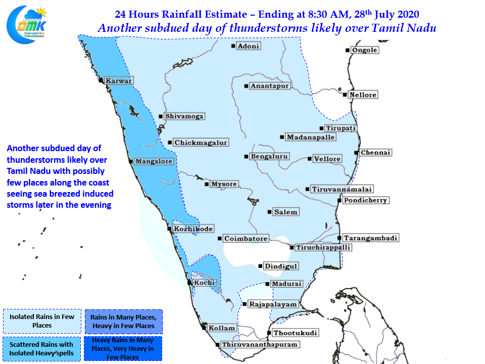 Chennai Map With North South East And West تويتر \ Chennai Rains (Comk) على تويتر: "Another Subdued Day Of  #Thunderstorms Likely Over #Tamilnadu Though Coastal Places Like #Chennai  May Benefit Form Sea Breezed Induced #Rains. A Developing Circulation In  South