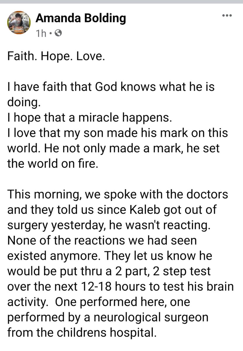 raiderfball's tweet photo. Sunday night update.
#FinishTheFight #pray4kaleb #42strong #RamboStrong #raidersdontquit #pray4answers #ROHO #txhsfb https://t.co/VSlI07czsy
