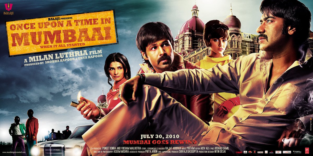 milanluthria's tweet photo. #OUATIMTrivia Both my rocking producers Shobha and @ektarkapoor put everything into the film, but never visited the film’s set. Always grateful 👍 #3DaysToGo #OnceUponATimeInMumbaai https://t.co/6e0HHgQNSr