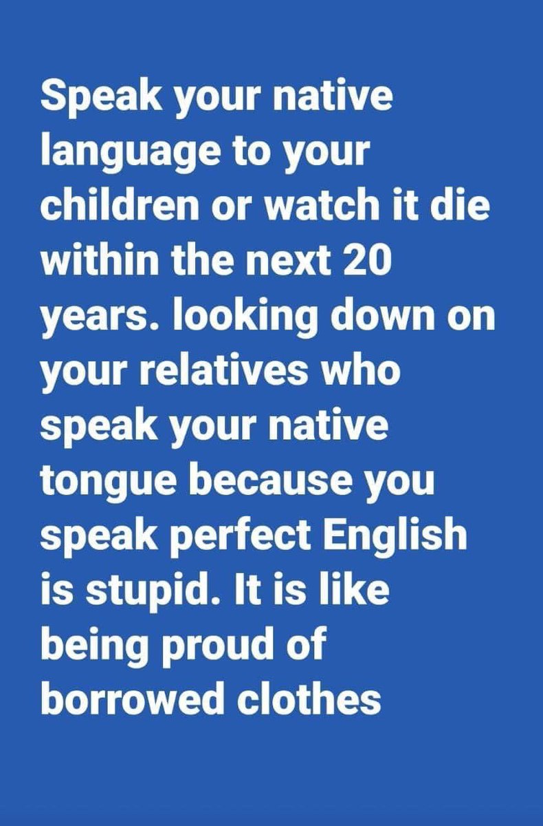 From FB. #nativelanguage #children