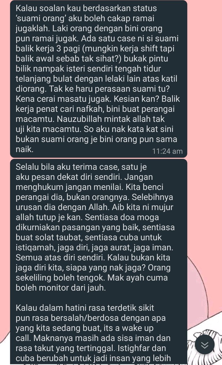 Ni ceramah dan iktibar yg korang boleh amik dari cousin aku yg kerja dekat penguatkuasa agama islam salah satu negeri. Negeri mana dirahsiakan.