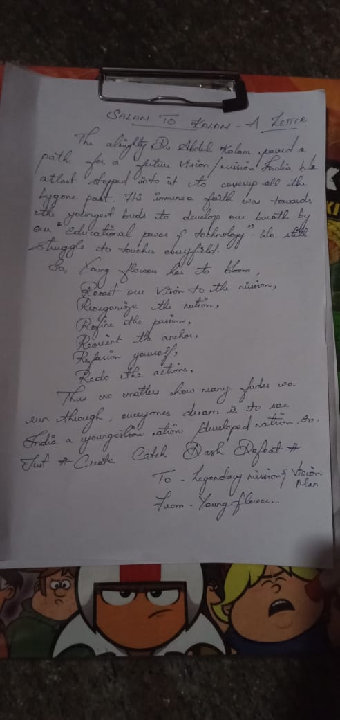 suwaamynaathan's tweet image. If you admire Kalam, Send your Letters to mail : letter2kalam@apjfuturevision.org, In Whatsapp : 7904230209

#ApjFutureVision #LettertoKalam #apjabdulkalam #bharatratna #MissileMan #MissileManofIndia #APJ_அப்துல்கலாம்