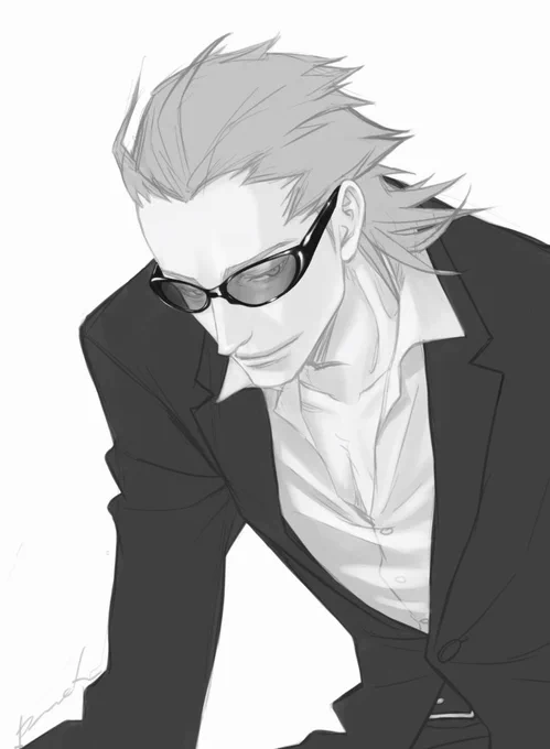 # モノクロにするとかっこいい
どーかなぁ? 