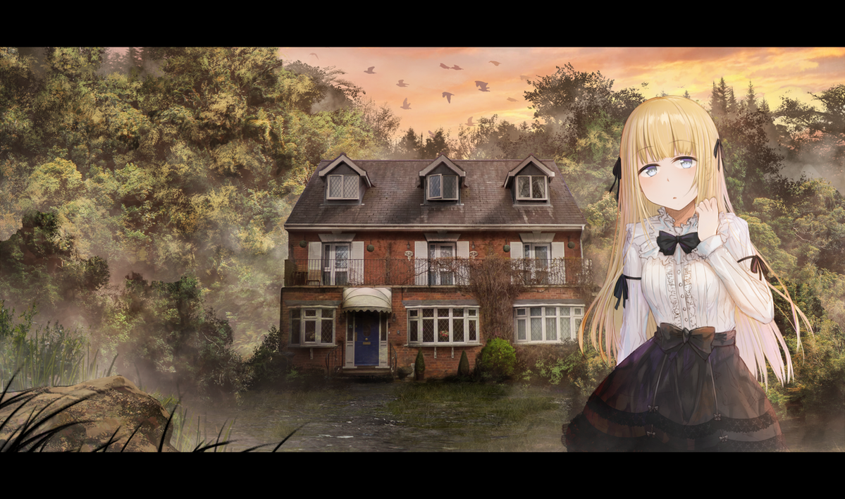 Twitter 上的 Art Street 公式 Artstreet作品紹介 星宮あきさん Akky1127 の作品で 森の洋館と少女 うっそうとした森の中にたたずむ洋館と女の子のイラストです 迷いそうな森の雰囲気と 綺麗なブロンドがとても印象的です 星宮あきさんの他の作品