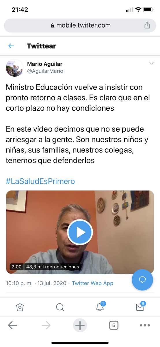 AguilarMario's tweet photo. Hace 13 días alertamos en un vídeo que el gobierno estaba fraguando reservadamente retorno a clases en agosto a pesar de no haber condiciones sanitarias. El ministro de Educación me desmintió pero ahora Seremi de Bio Bio anuncia retorno el 17 de agosto

¿Quien ha dicho la verdad? https://t.co/q3LcoRi40I