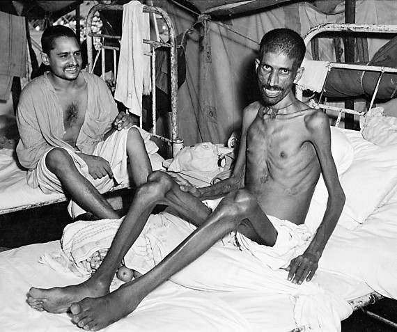 6/9: This is Sepoy -------, with his friend he’s receiving medical care at an Australian Casualty Clearing Station. It was almost two months before many of the Indian POWs were fit enough to go home. They were eventually taken home to India in a British Aircraft Carrier.