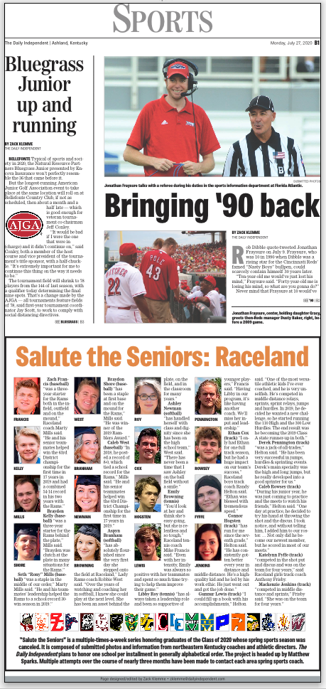 zklemmeHD's tweet photo. Monday sports front! Local work by @SparksWillFly35, yours truly. https://t.co/PVSl4EmpPA