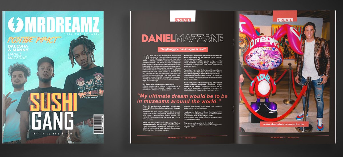 daniel_mazzone's tweet photo. Summer 2020 issue of Mr. Dreamz Magazine: https://t.co/bEiUho3UJB https://t.co/2FNUYp8h9Q