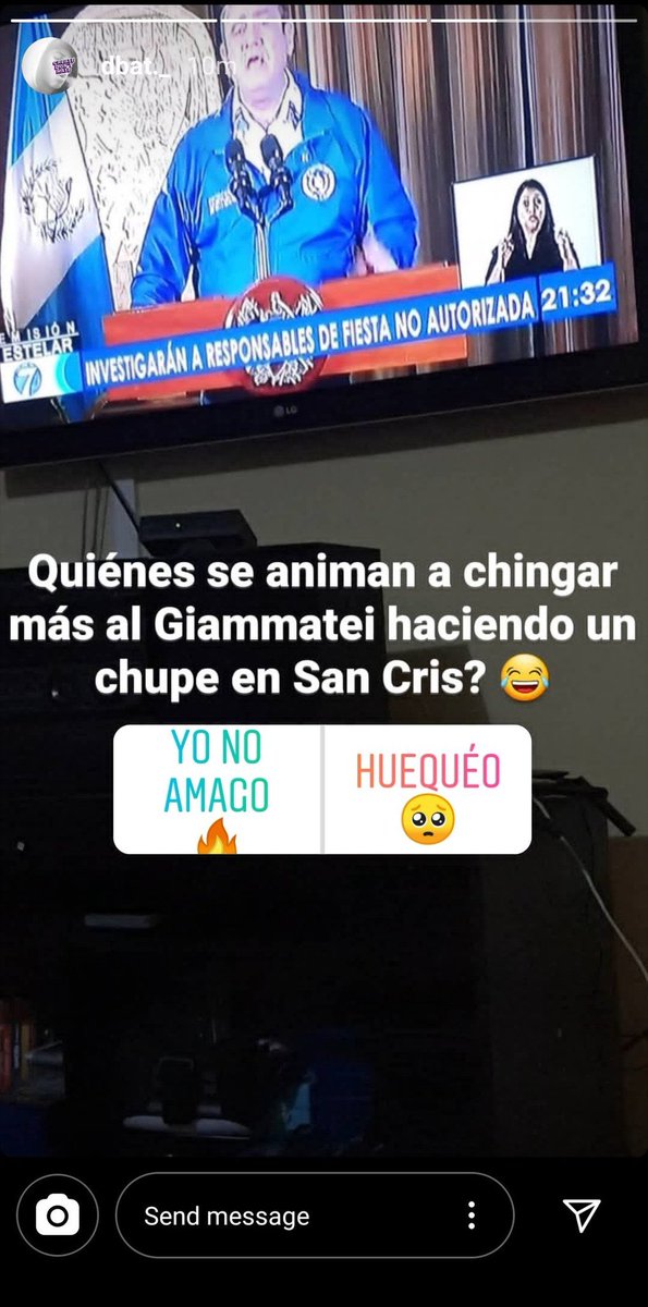 cuarentena_gt's tweet photo. “Un chistosito con un alto grado de pendejisimo, hace 2 semanas hizo un chupe en su casa también 🙄”

Este lo mandaron varias veces https://t.co/ruhJdGpda5
