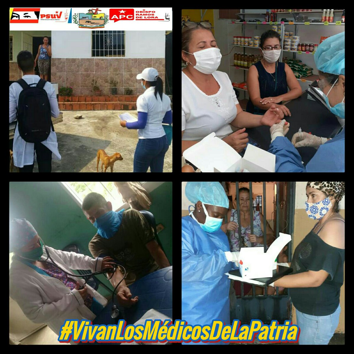 Gracias a todo el Personal de Salud del #McpioObispoRamosDeLora #Merida por la ardua Labor que realizan día a día por Amor a nuestro Pueblo. #VivanLosMédicosDeLaPatria
@NicolasMaduro @JEHYSONGUZMAN @fatimaalcaldesa @taniapsuv @PSUVMRD @dcabellor @carlosyoel_1 @drodriven2