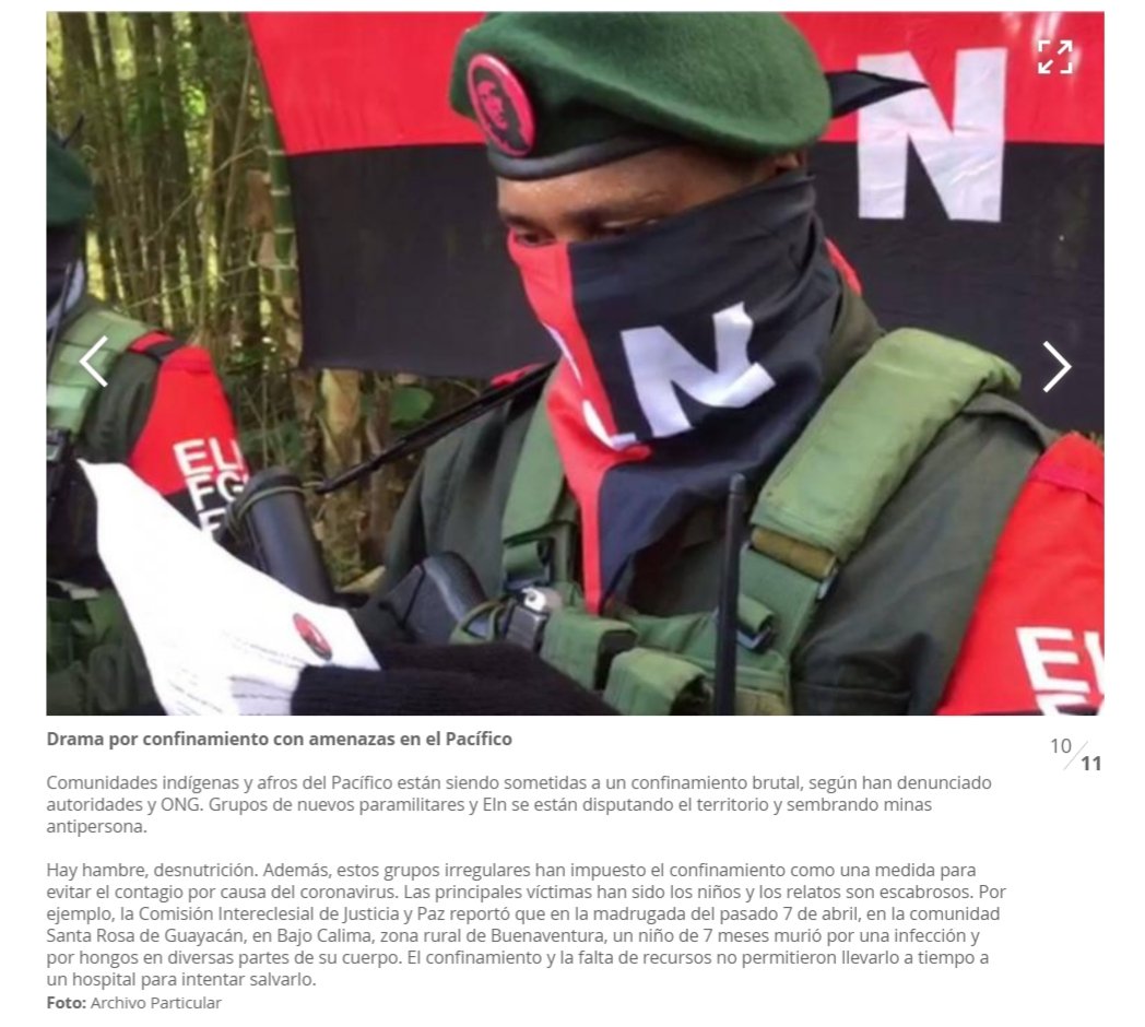 Comunidades del Pacífico, entre el ELN y los Paramilitares.