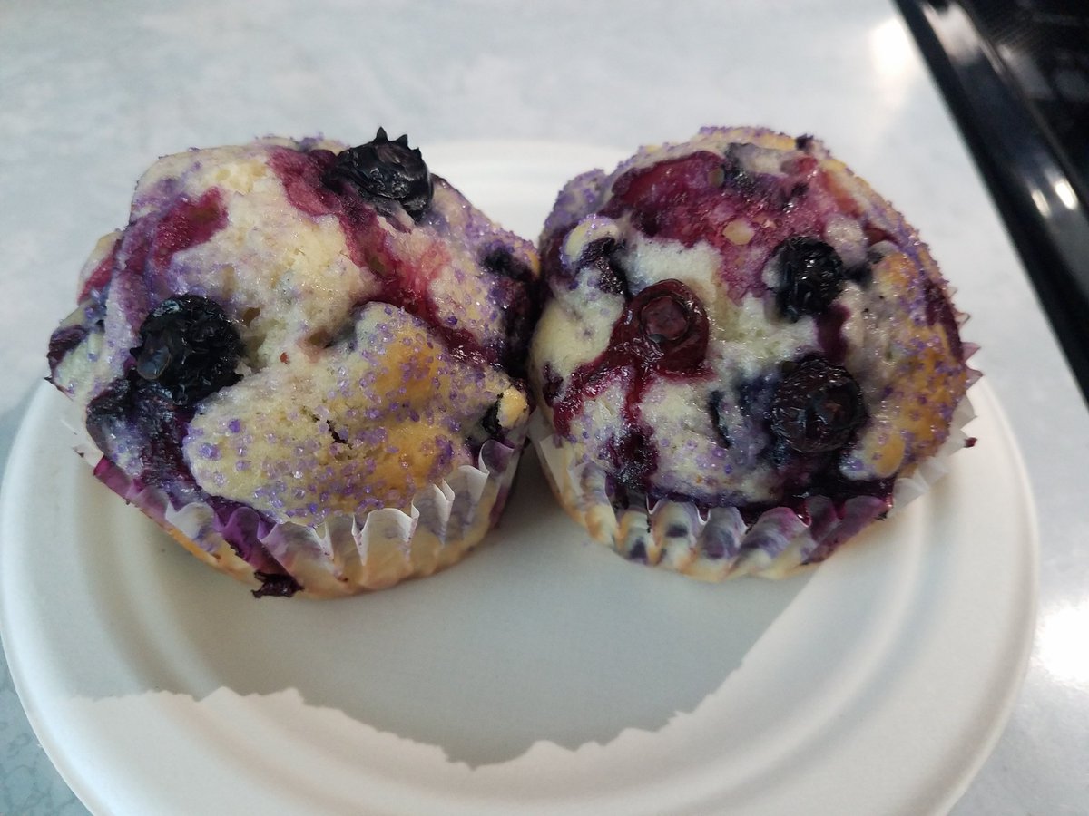 renatte68's tweet photo. Fresh #Blueberries & #PineappleMint from our #garden. Hubby hooked up the AC so I could bake!
Calling these Back The Blue-Berry Muffins.
Will deliver to my local #LEOs tomorrow. 👩🏾🍳💙
👮🏾♂️👮🏼♀️👮🏿♂️👮🏻♀️👮🏼♂️👮🏾♀️👮🏻♂️👮🏽♀️ https://t.co/GyhZe39LNE
