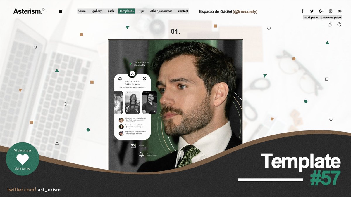 𝗧𝗲𝗺𝗽𝗹𝗮𝘁𝗲 #57 by <a href="/limequality/">𝖦𝖺̀𝖽𝗂𝖾𝗅.</a>.
⠀⠀© 𝗔𝘀𝘁𝙚𝗿𝗶𝘀𝗺_𝗀𝗋𝖺𝗉𝗁𝗌.
⠀⠀PSD: cutt.ly/uscMpBG
⠀⠀PNG pedir al DM.
Plantilla de icon sencilla con pocos detalles y muy útil para cualquier uso. MG si te gusta y/o descargas, NO quitar la marca de agua.