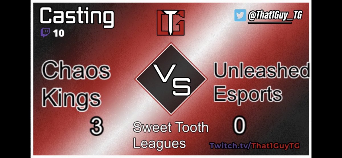 30auston's tweet photo. Amazing game tonight would like to thank our players for putting on a amazing show gg to @cod_unleashed  lets keep the grind up #chaostothetop https://t.co/8aRf0e8Zof