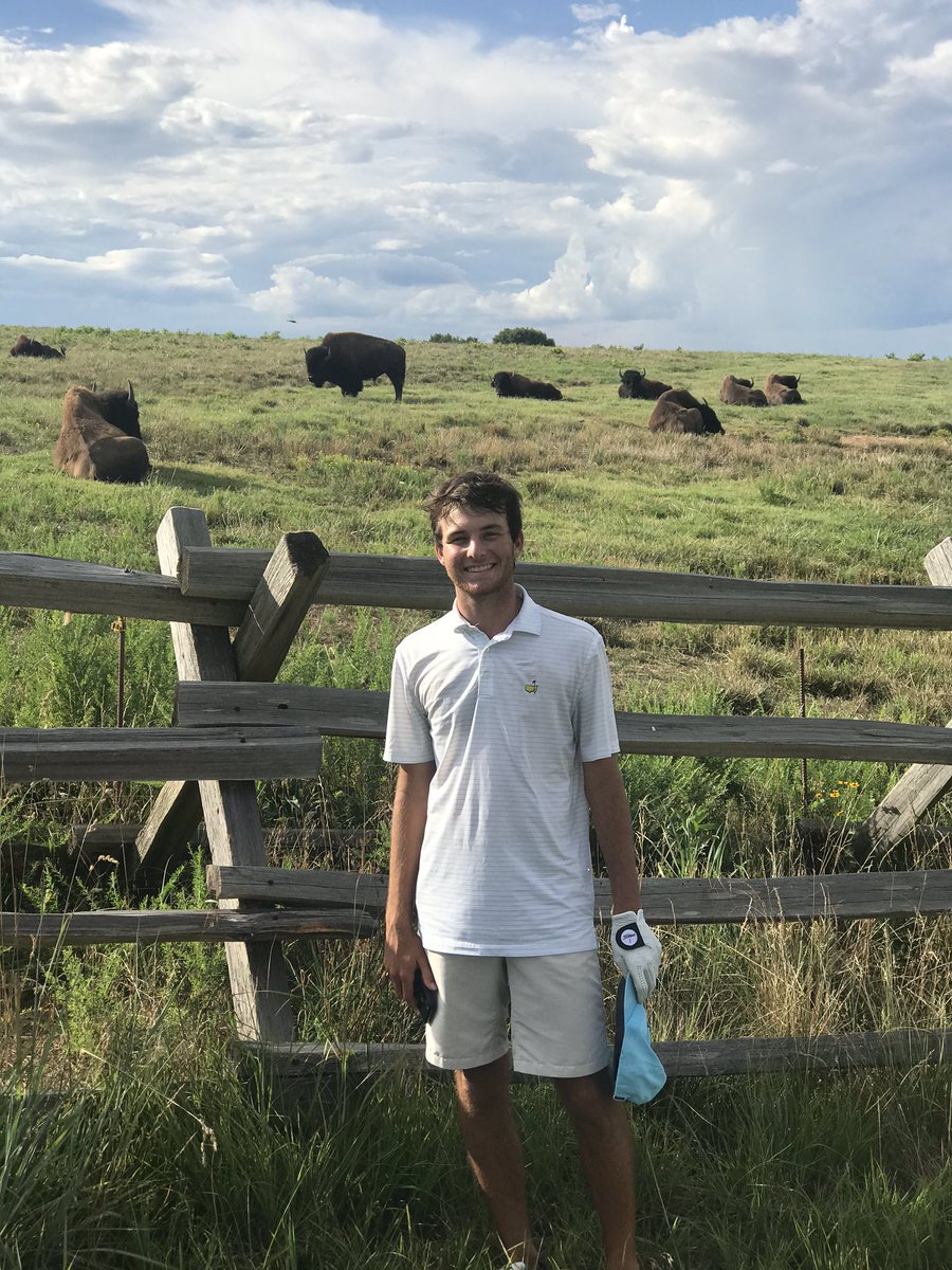 reddell_camron's tweet photo. And people wonder why they call it Buffalo Ridge Spring Golf Course (: What a great track - let’s do this in the @AJGAGolf Qualifier tomorrow https://t.co/jOLh9zwx0q