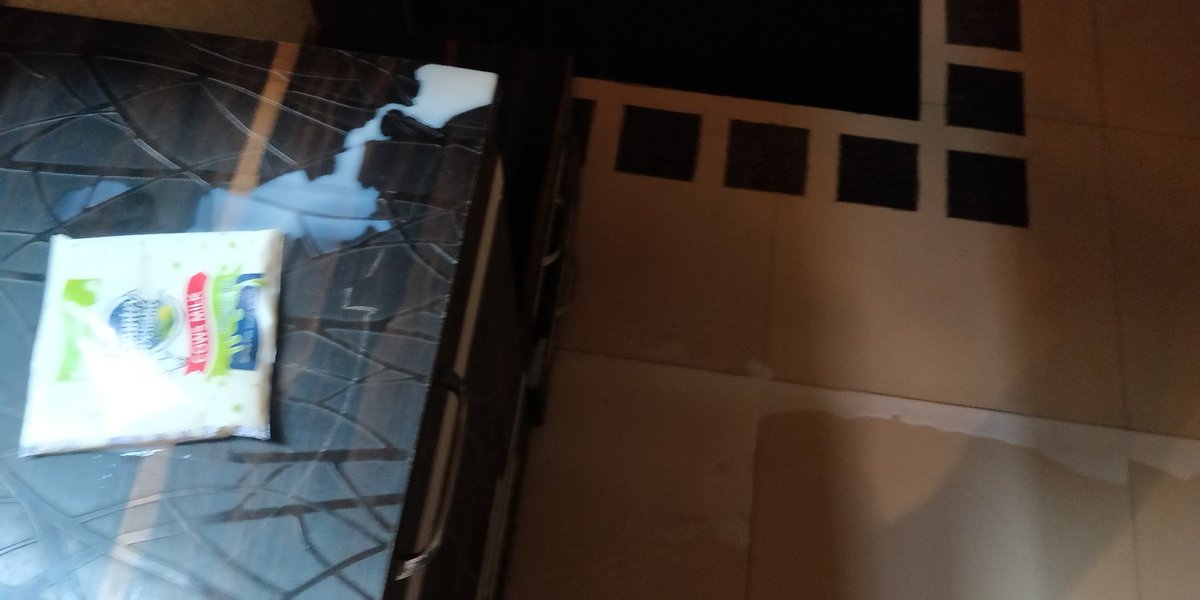#countrydelight <a href="/MilkCountry/">CountryDelightMilk</a> this is the second time in a week the milk packet delivered was damaged ..and it spoiler the shoe rack and the floor ..not really happy with you guys