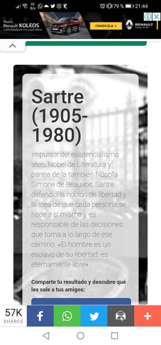 Me gusta mucho, pero me identificó aún más con Nietzsche y Maquiavelo