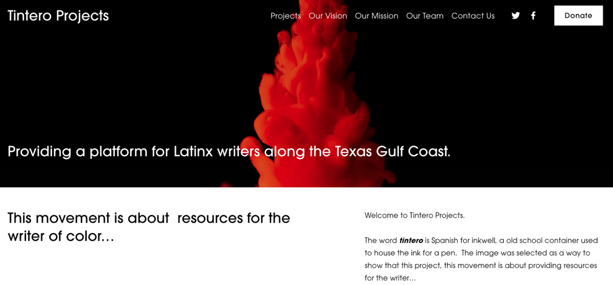 TinteroProject's tweet photo. #PayAttention - Our full schedule for Fall 2020: 

Aug. 21, 2020 - LatiNeXt Anthology Reading
Sept. 16, 2020 - Featured Poet reading (TBA) 
Oct. 2, 2020 - AfroLatinx Reading 
Oct. 23, 2020 - New Voces Reading
Nov. 2020 - Writing Workshop Series (English) 

Mark your calendars. https://t.co/PtM9fFlyGh