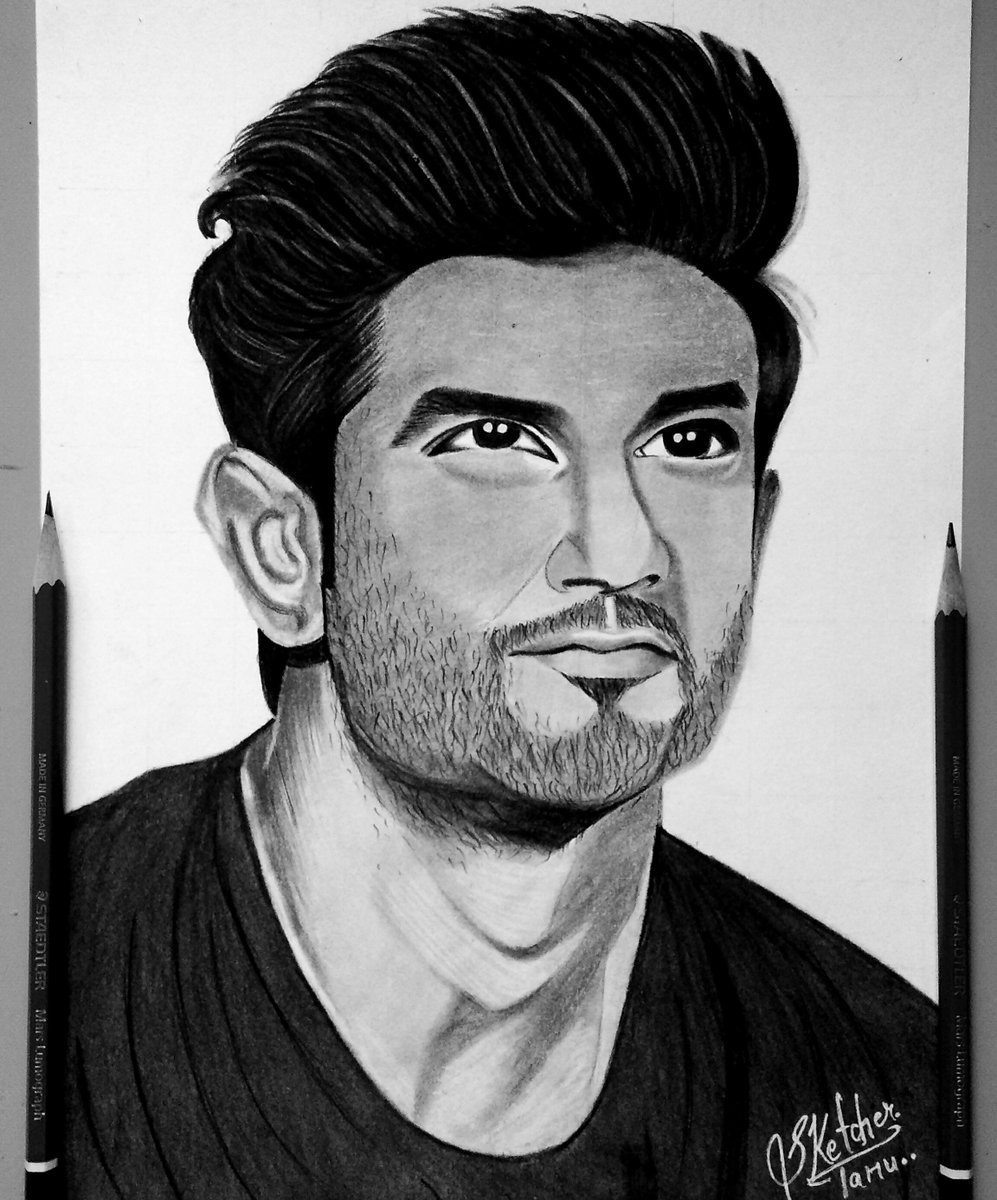 SketcherTanu's tweet photo. You will always be alive in over hearts 💓. We will miss you always ❤ #SushantSingRajput 💎 
.
#FANART #sketchertanu #sketch #SushantSingRajput #gem https://t.co/5i4CUxmqDa