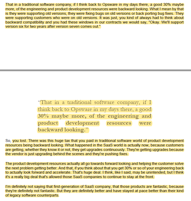 7/ New gen SaaS companies are more resource efficient.