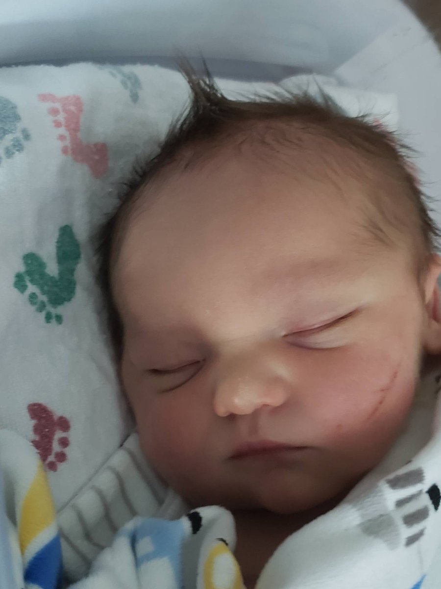 FountainofFear's tweet photo. @JensenAckles our daughter had a son and named him Jenson because she loves @cw_spn and your name. https://t.co/M3wa0V9uoh