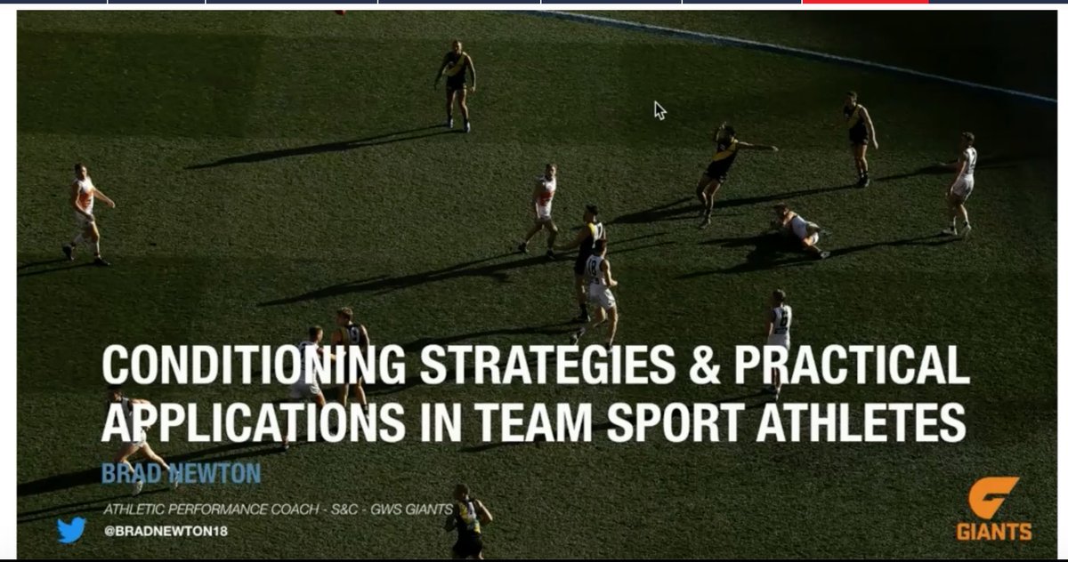 Fantastic resource on the <a href="/the_ASCA/">Aus S&C Assn</a> website. 
For anyone working in Australian football or team sports, this is a gem by <a href="/BradNewton18/">Brad Newton</a>.
Great insight into the planning and programming of conditioning backed by research and applied learning.