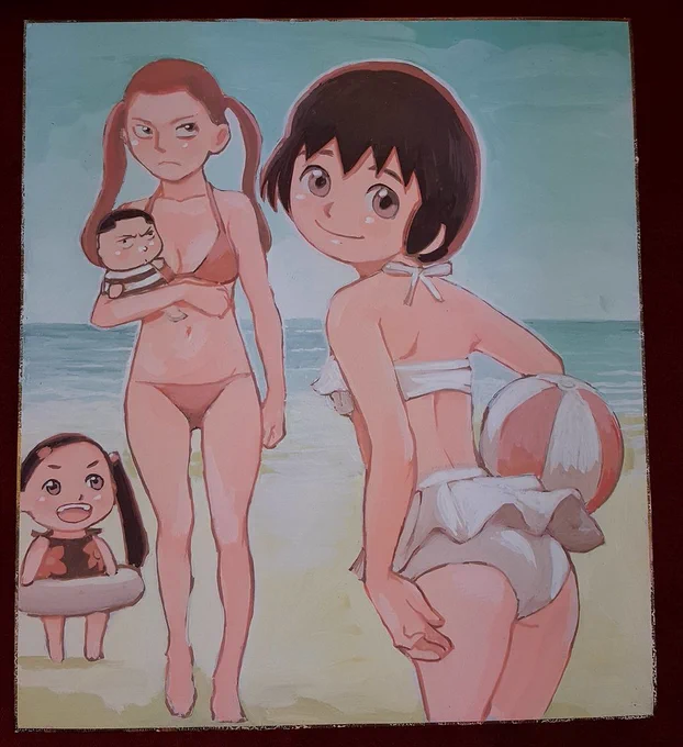 BOOTHからただいま川島よしお
暑中見舞い色紙販売中れす!

https://t.co/TJ2yMLrLOF 