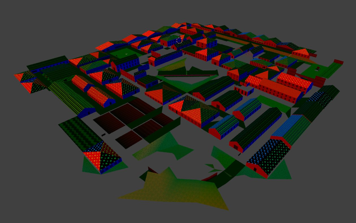 Take this with a grain of salt, but this file was found within Mario Kart 64's files and people are thinking that it might be a remnant of the OOT Alpha town.However, it is missing a lot of key landmarks in the model but it is a possibility that can't be completely ruled out atm