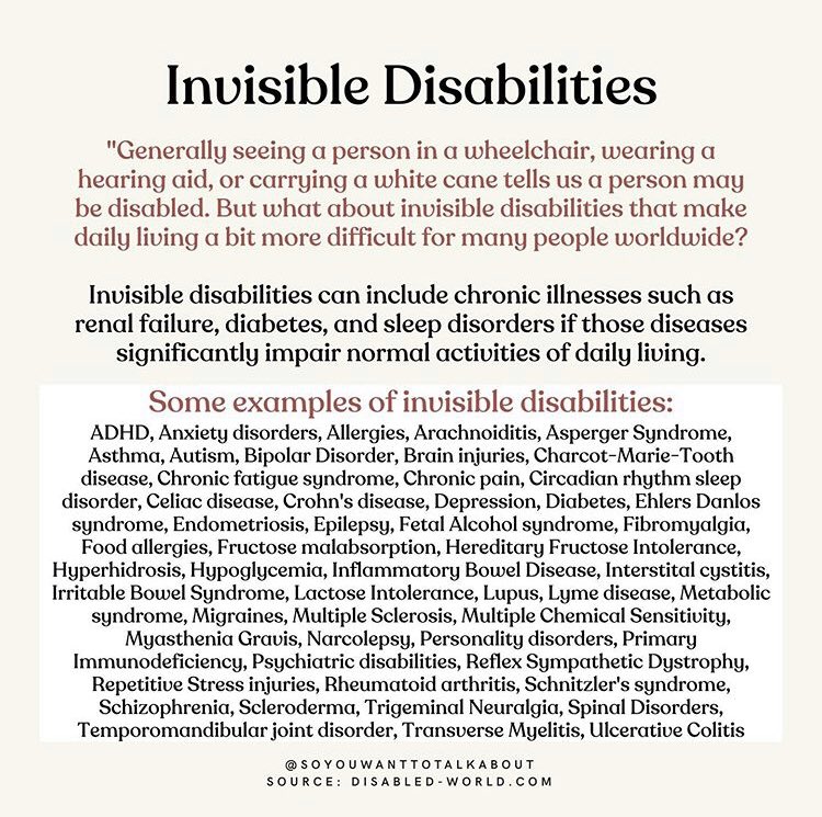 QueerlyHealth's tweet photo. It is #DisabilityPrideMonth and 30 years ago today, the American Disabilities Act was signed into law. #ADA30

At Queerly Heath, we see a near future where the world is accessible to everyone. 

Here’s a set by @youwanttotalkabout (from IG) on disability discrimination. 
1/3 https://t.co/TU1u89iJl3
