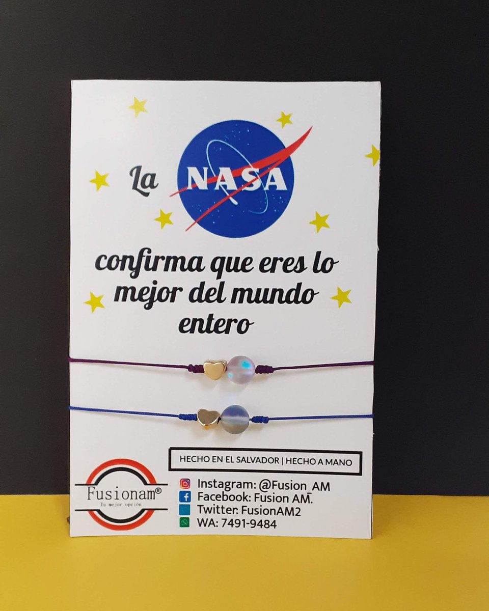 FusionAM2's tweet photo. #emprendedores #JovenesConstruyendoElFuturo #pulseras #regalos #ElSalvador 
Todos los derechos reservados sobre nuestros productos®️ https://t.co/LyzIB8kos8